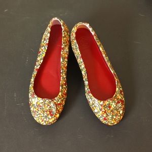 Minnie Travel Logo Ballet Flat, Sz 7